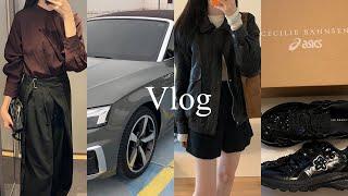 Vlog 직장인브이로그  | 남친이 어느날 갑자기 외제차 뽑았을 때 찐 반응 | 세실리에반센 X 아식스 콜라보 | cos 신상 | le917 | 캐롤쇼페 | 리본빛 | 더바넷