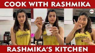 Cook With Rashmika | Rashmika Mandanna Cooking pan Cakes | Rashmika,s Kitchen