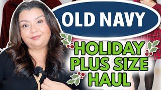 UNBELIEVABLY PRETTY & AFFORDABLE PLUS SIZE HOLIDAY OUTFITS  Old Navy Try On Haul