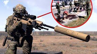 Canadian Sniper Saves Ukrainian Refugees From Russian Soldiers! | ARMA 3 Milsim