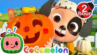 Grandpa's Halloween Pumpkin Patch! | Cocomelon | Moonbug Kids - Fun Zone