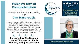 Fluency; Key to Comprehension with Dr. Jan Hasbrouck