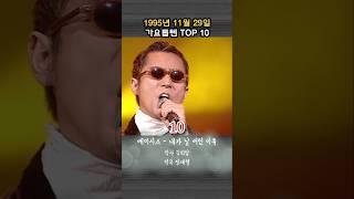 (29년전 오늘) 1995년 11월 29일 가요톱텐 TOP 10