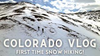 Wild Colorado Vlog - 4K -  Hiking in a snowstorm