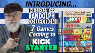 Exciting news! NewVenture's upcoming "Alexander Randolph Collection" of strategy board games!