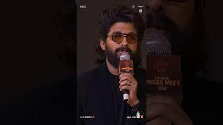Allu Arjun Memories About Pushpa FirstLook | Pushpa 2 The Rule ICONIC Press Meet in Mumbai #YTShorts