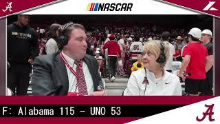 Alabama Women's Basketball Courtside Cam - UNO | November 4th