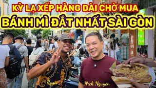 TRẢI NGHIỆM BÁNH MÌ HUYNH HOA VÀ CAFE 343 - NGƯỜI BẠN MỸ HÁ MIỆNG NÓI GÌ? || Nick Nguyen