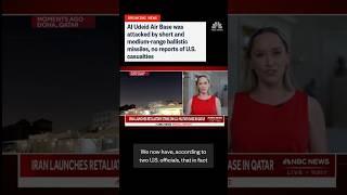 Al Udeid Air Base attacked by ballistic missiles, no reports of U.S. casualties