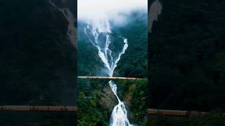 Dudh Sagar Waterfall   #waterfall #shorts