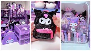 Kuromi Sanrio HaulKuromi cute stuffs Collection,Sanrio Crafts    #cindyasmr