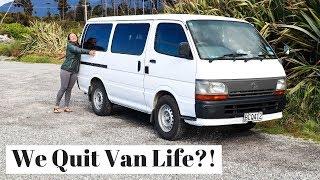 WE QUIT VAN LIFE.... for a few days! 