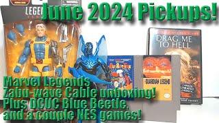 June 2024 Pickups with GreymanX6! Marvel Legends MvC2 Cable and DCUC Blue Beetle!