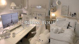 Room tour8평 원룸 오피스텔 화이트 인테리어 | 데스크테리어 | 나의 정리정돈 습관 | 미피굿즈