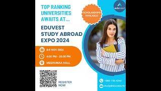  Meet Top Universities at the Eduvest Study Abroad Expo 2024 