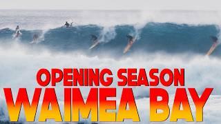 OPENING SEASON OF BIG WAVE SURFING AT WAIMEA BAY