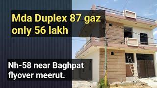 Mda Duplex 87 gaz only 56 lakh Nh-58 near Baghpat flyover Contact-8650652260