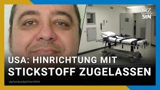 Todesurteil: US-Justiz lässt Hinrichtung von Kenneth E. Smith mit Stickstoff zu