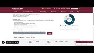 Area Directors club visit report submission method. #Toastmasters International