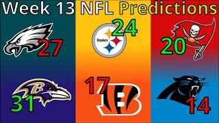 2024 NFL Week 13 PREDICTIONS (With Scores)