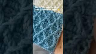 This is one crochet stitch you must learn if you want beautiful blankets  The Diamond Stitch
