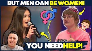 Paula Scanlan SILENCES Leftist Who CLAIMS Men Can Be Women!