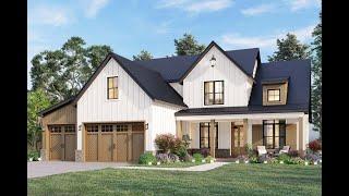 Modern Farmhouse Plan Walkthrough Tour - Plan 12230JL Architectural Designs