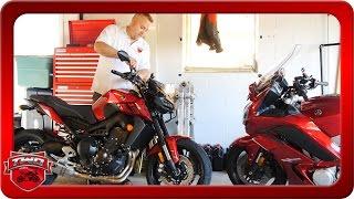 How To Setup Motorcycle Suspension Sag Rebound Compression Damping FZ09 MT09