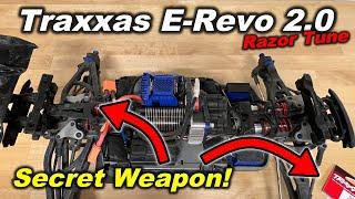 Traxxas E-Revo 2.0 Razor Tune - how to get it to handle GOOD! #razortuned