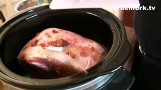 Slow Cooker Pork Shoulder with Beans Cassoulet Recipe - GardenFork