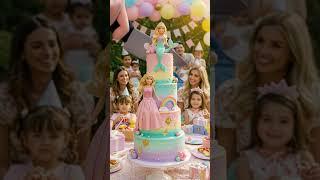 Family & Pets Join the Ultimate Barbie x Mermaid x Cindy Cake Party!