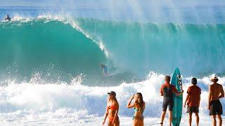 DANGEROUS WIPEOUTS &  BIGGEST SPITTING PIPELINE OF THE SEASON