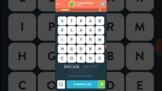 Wordbrain 2 Guru Countries Level 1-5 Answers Walkthrough