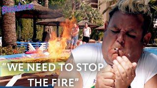 There is a Fire at the Pool | Benidorm