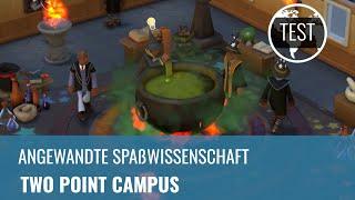 Two Point Campus im Test: Angewandte Spaßwissenschaft (Review, German)