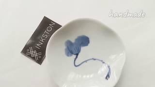 Inkston Handmade Porcelain Ink Palette for Sumi E Art