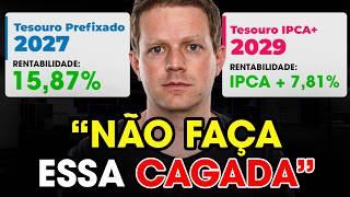 TESOURO IPCA+ 7% ou PREFIXADO de 15%: qual é o MELHOR em 2025?