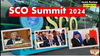 Analysis of SCO Summit 2024