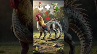 Amazing Animal Transformation  Rooster with Crocodile