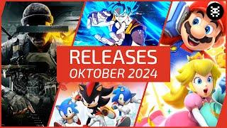 Neue SPIELE im OKTOBER 2024 für PS5, PS4, Xbox Series X, Xbox One, Nintendo Switch & PC