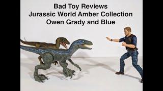 Jurassic World Amber Collection Owen Grady and Blue