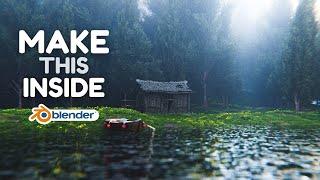 how to make realistic landscape in blender | Blender tutorial for beginners