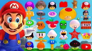 100 NEW POWER-UPS in Super Mario! (Mods!)