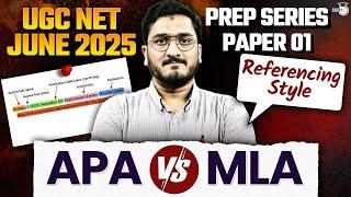 UGC NET Paper 1 June 2025 | Research Aptitude - APA vs MLA  | UGC NET Paper 1 Preparation By Masroor