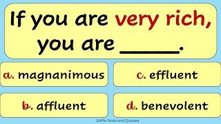 VOCABULARY Quiz. CLICK to Learn new English words. English Quiz. Vocabulary based MCQs