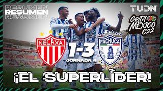 Resumen y goles | Necaxa 1-3 Pachuca | Grita México C22 - J4 | TUDN