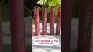 Most pigmented Korean lip tints🫶 #etude #liptint #koreanliptint