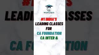 CA Foundation Online Classes| Best CA Classes in Pune| CA Coaching Classes In India |WOWCLASS.COM