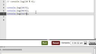 Codecademy: Javascript Lessons- 4- Playing With Strings and Numbers