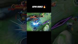 Alpha Savage Gameplay |#mlbb #alphamlbb #mlbbindonesia #shorts